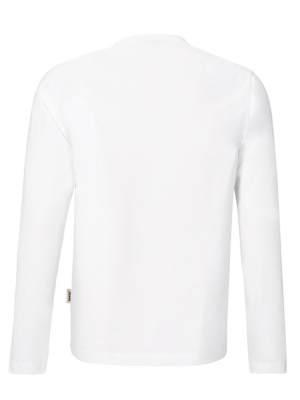 Herren Performance Longsleeve Weiss